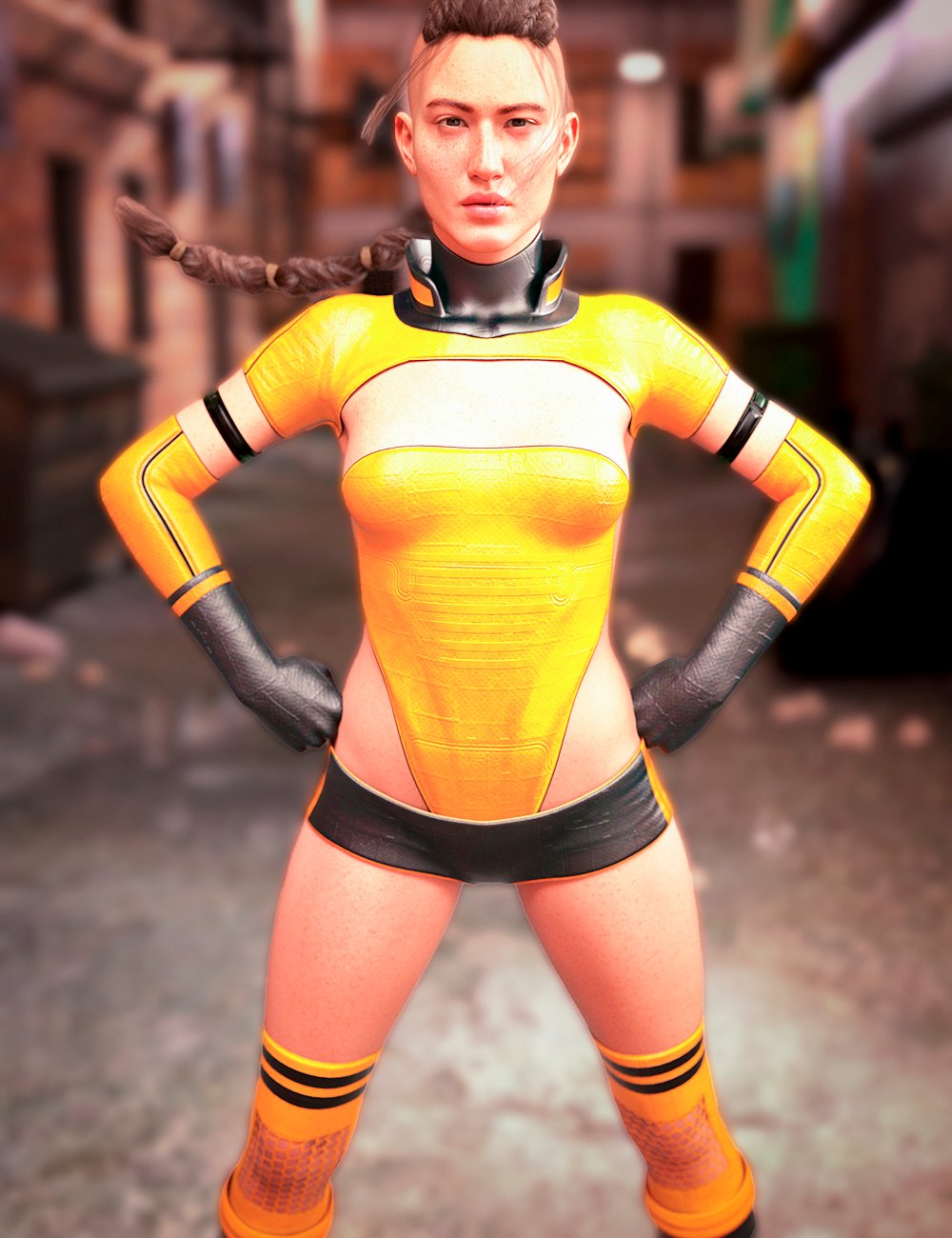 M3D dForce Neuralflux Outfit for Genesis 9 by: Matari3D, 3D Models by Daz 3D