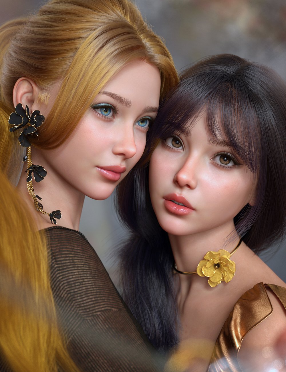 Addy Ninna and Expressions for Genesis 9 by: addy, 3D Models by Daz 3D