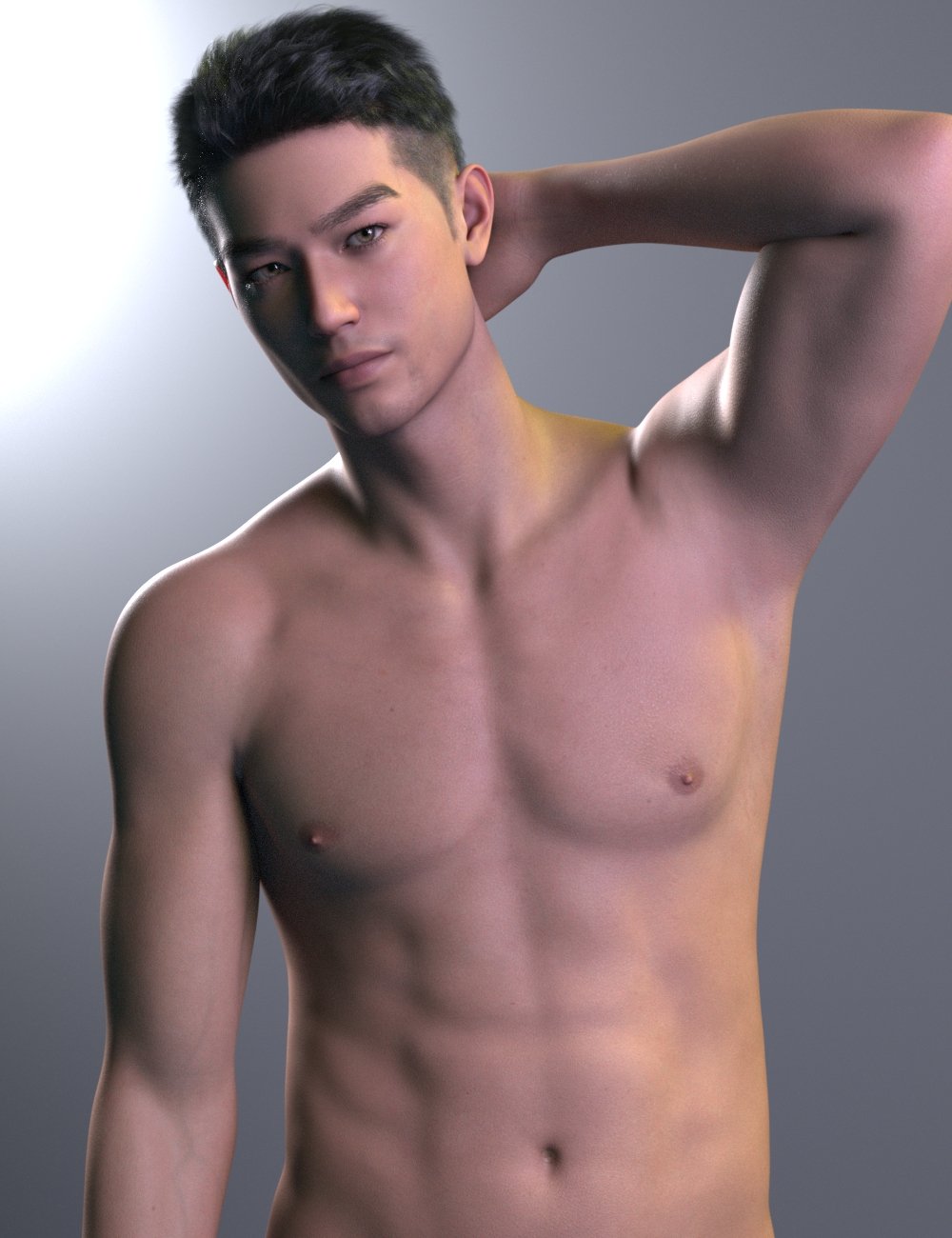 CHB Gabriel for Genesis 9 by: Cherubit, 3D Models by Daz 3D