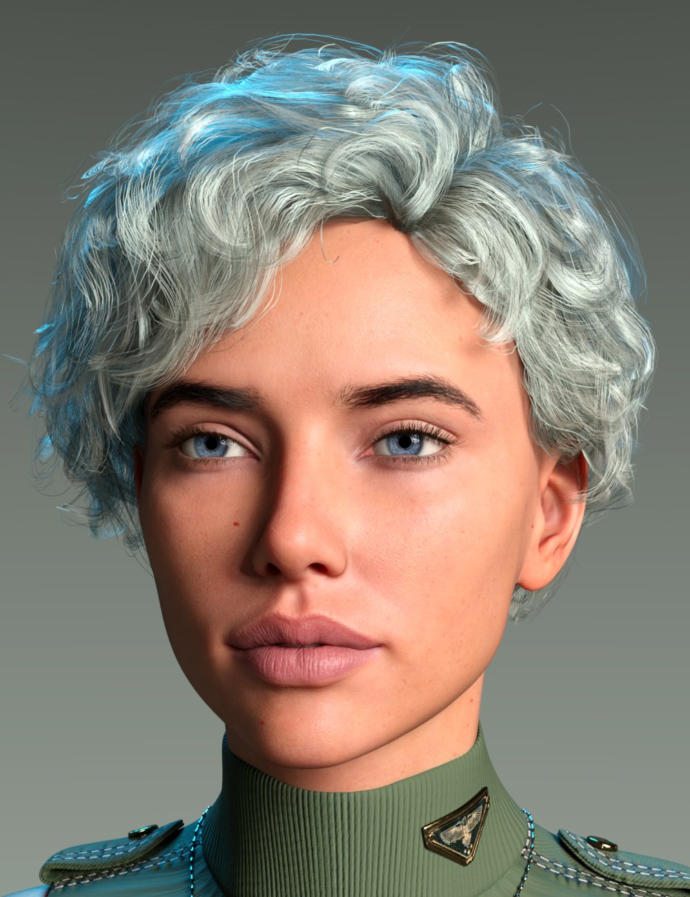 FN Short Curls for Genesis 9