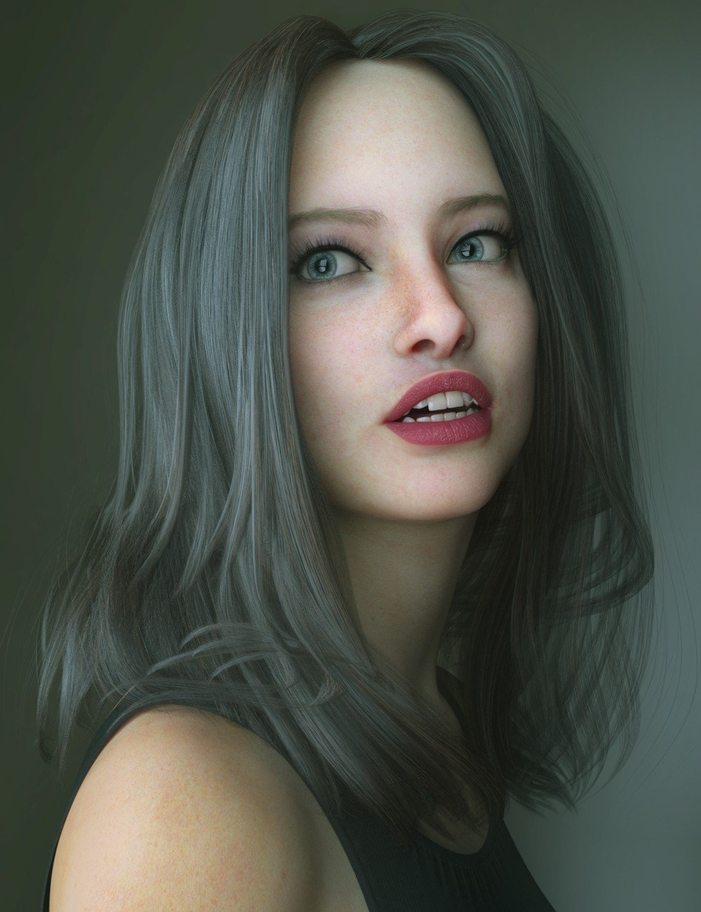CS dForce Heavy Bob for Genesis 9 by: Second-CircleCleric, 3D Models by Daz 3D