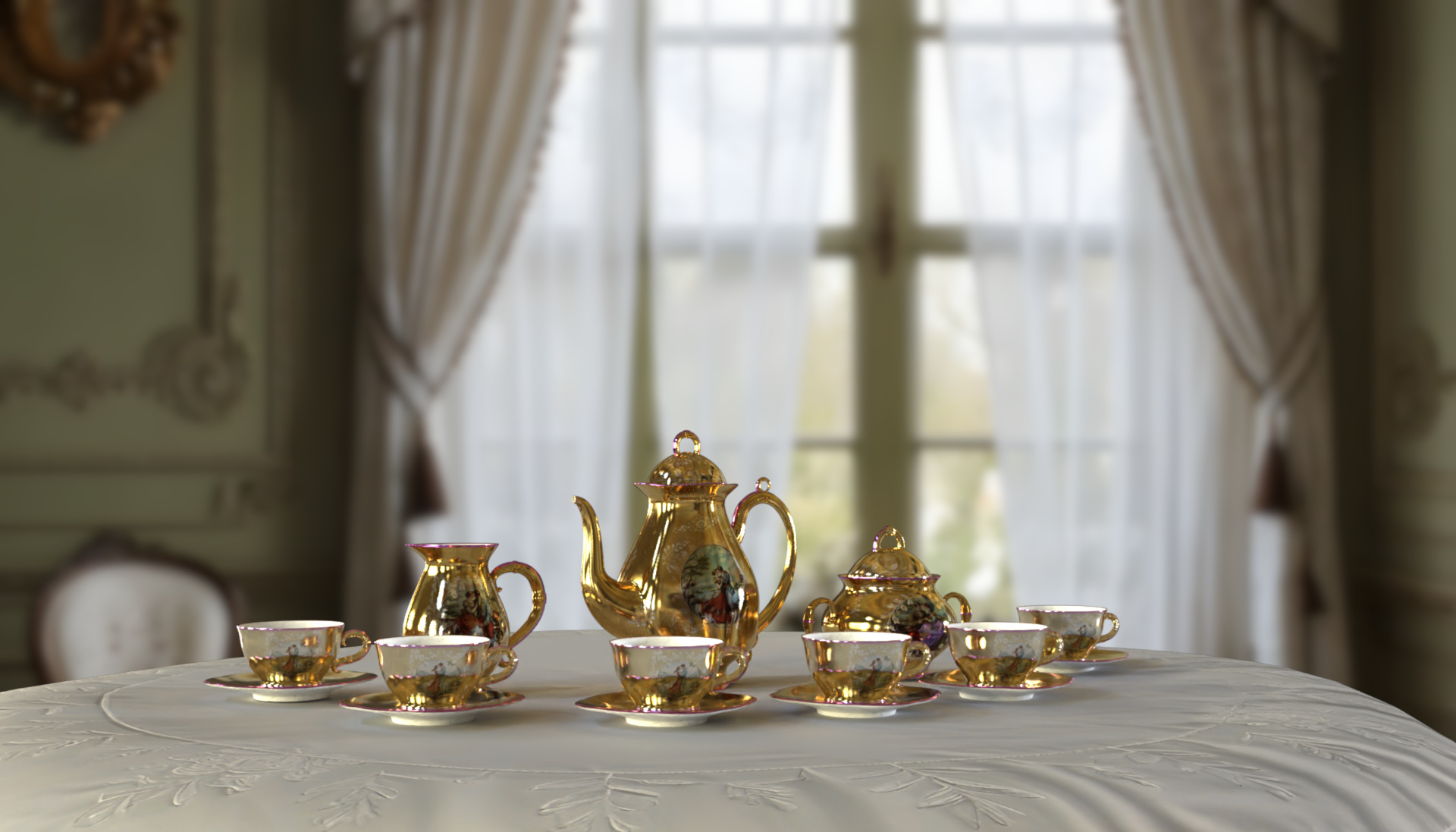 Porcelain Tea Set