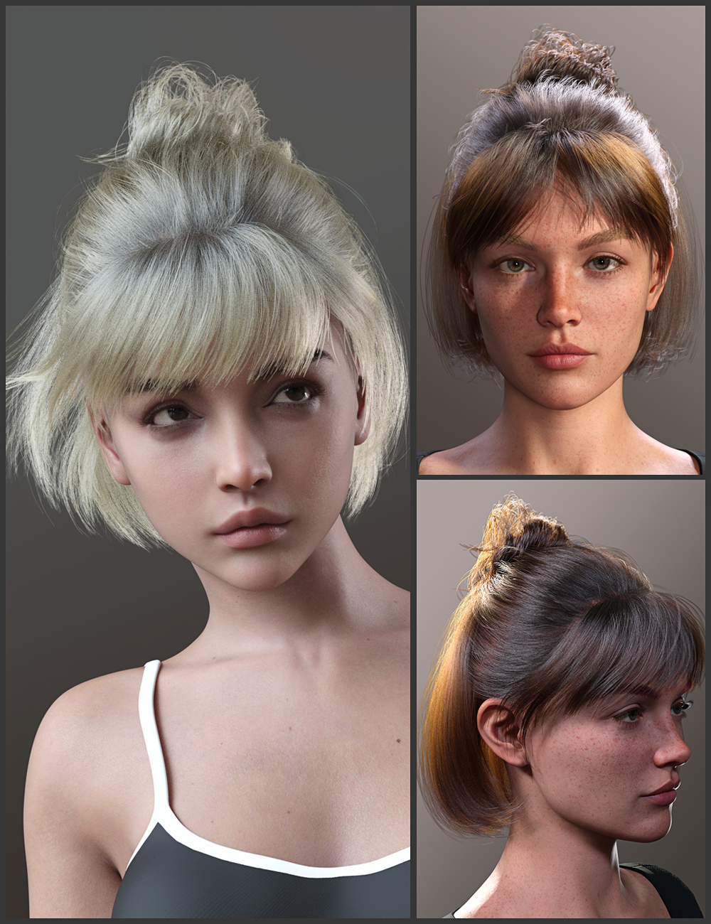 dForce Tuba Hair for Genesis 9 dForce Tuba Hair for Genesis 9