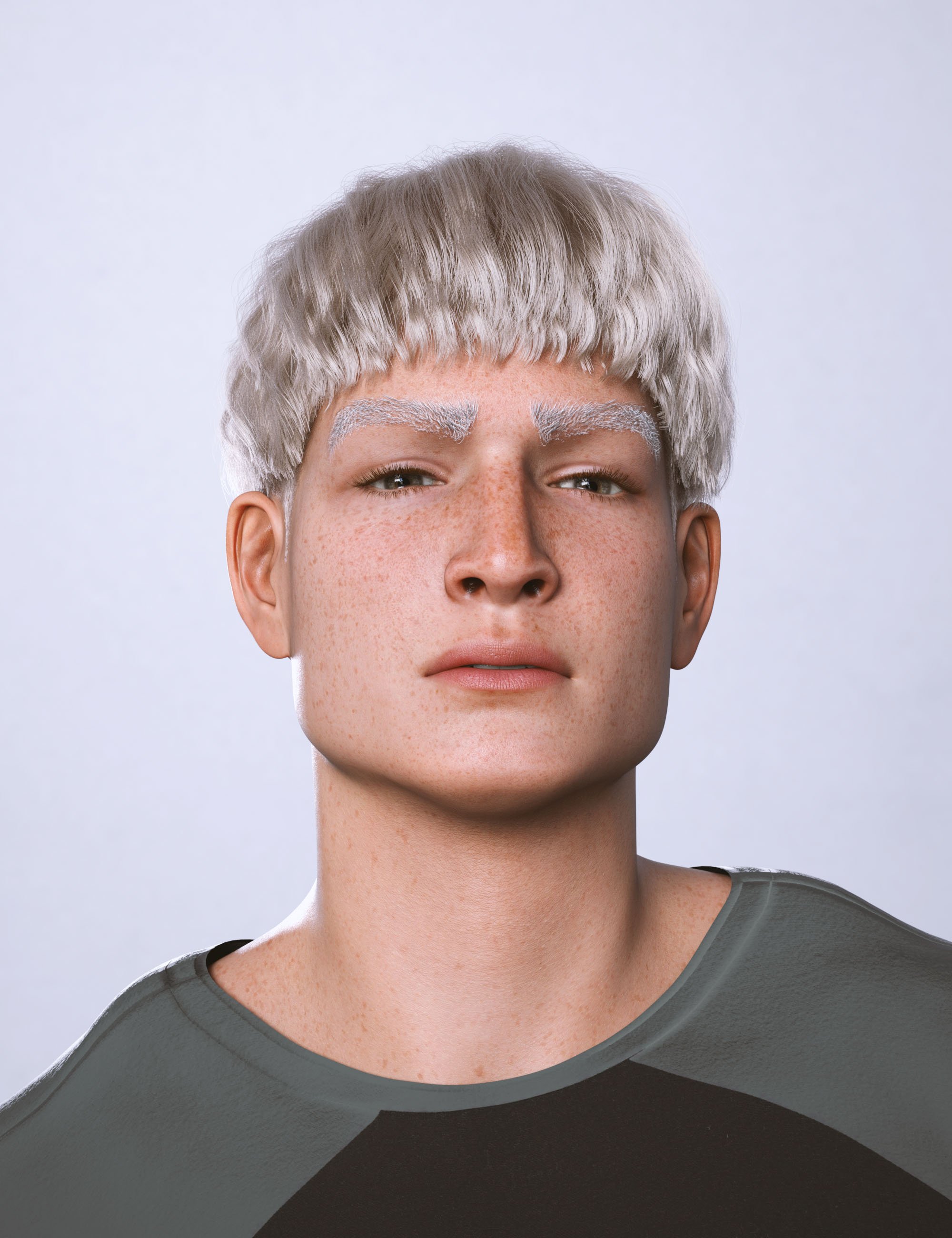 dForce AK Bookish Hair for Genesis 9