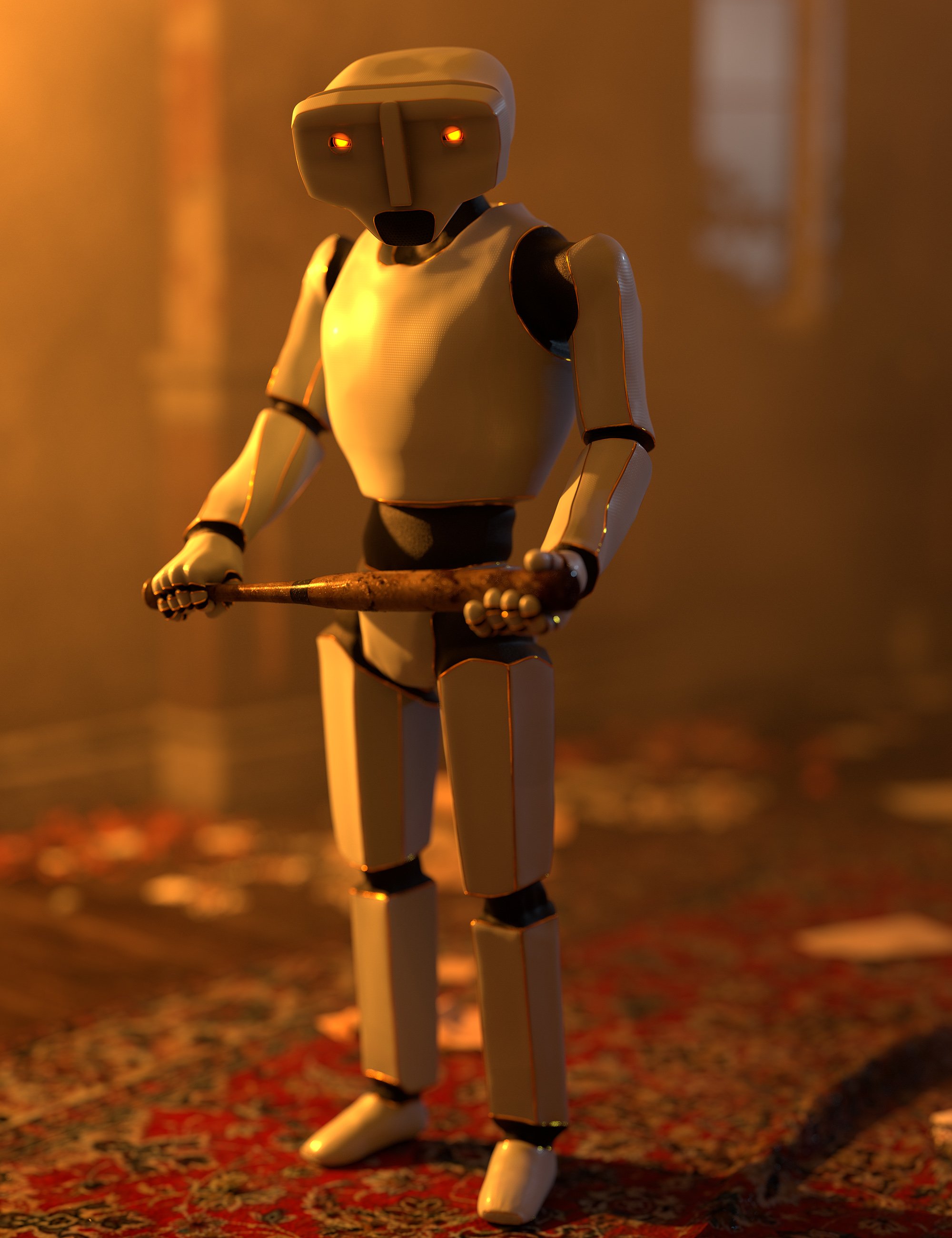 Oso Robot Worker for Genesis 9 by: Oso3D, 3D Models by Daz 3D