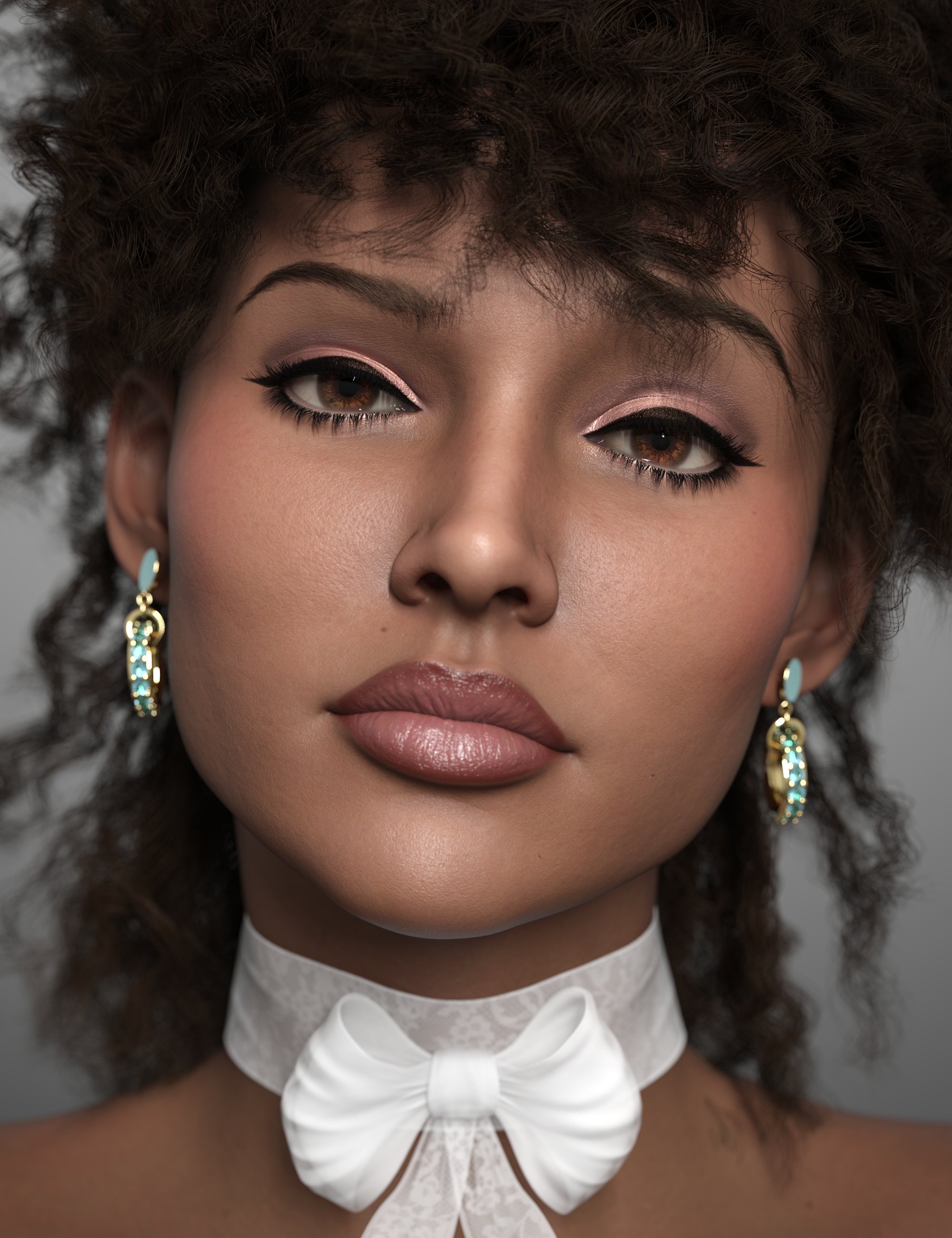 Makeup System - Wedding Day LIE Makeup for Genesis 9 by: , 3D Models by Daz 3D