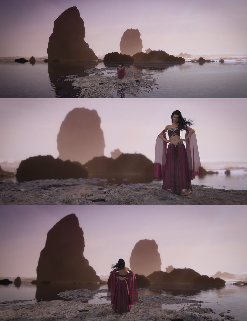 Quick Rocky Vignette 2 by: Dreamlight, 3D Models by Daz 3D