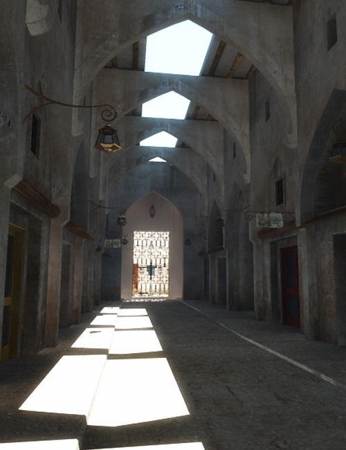 Riad and Old Street by: Cornucopia3D, 3D Models by Daz 3D