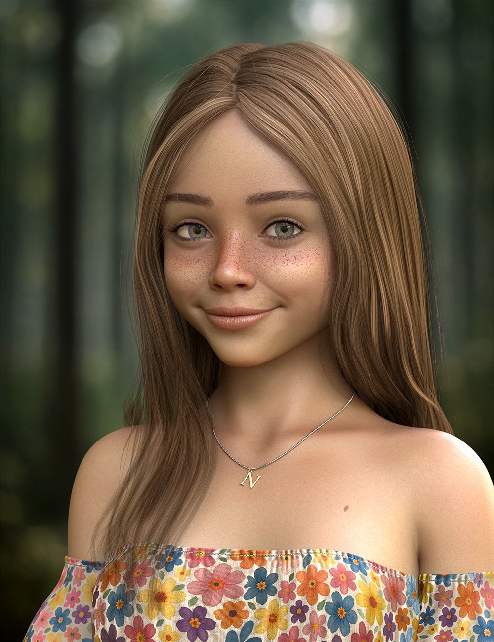 Nikki Female Hair for Genesis 9 by: 3D Universe, 3D Models by Daz 3D