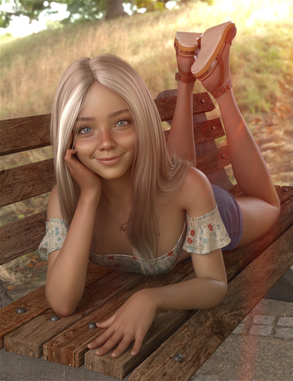 Nikki Female dForce Clothing and Accessories for Genesis 9 by: 3D Universe, 3D Models by Daz 3D