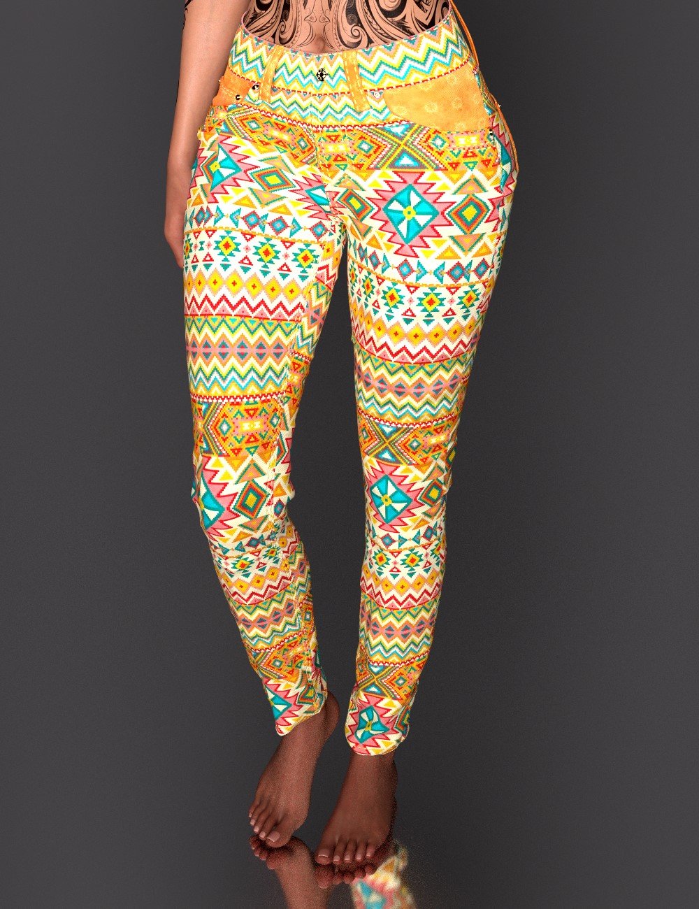 L3D Stylez Add-On Fashion Long Jeans