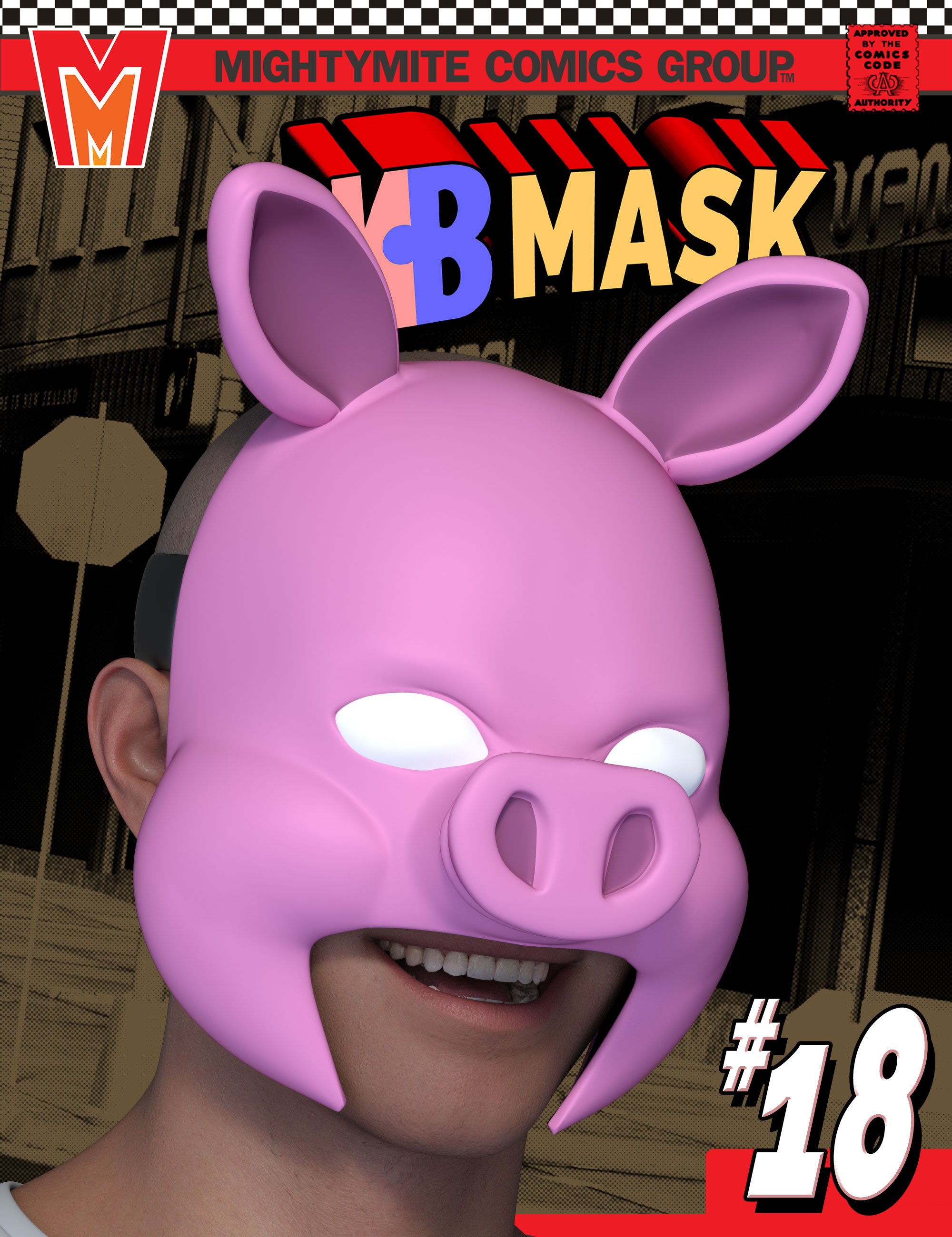 Mask 018 MMKBProps by: MightyMite, 3D Models by Daz 3D