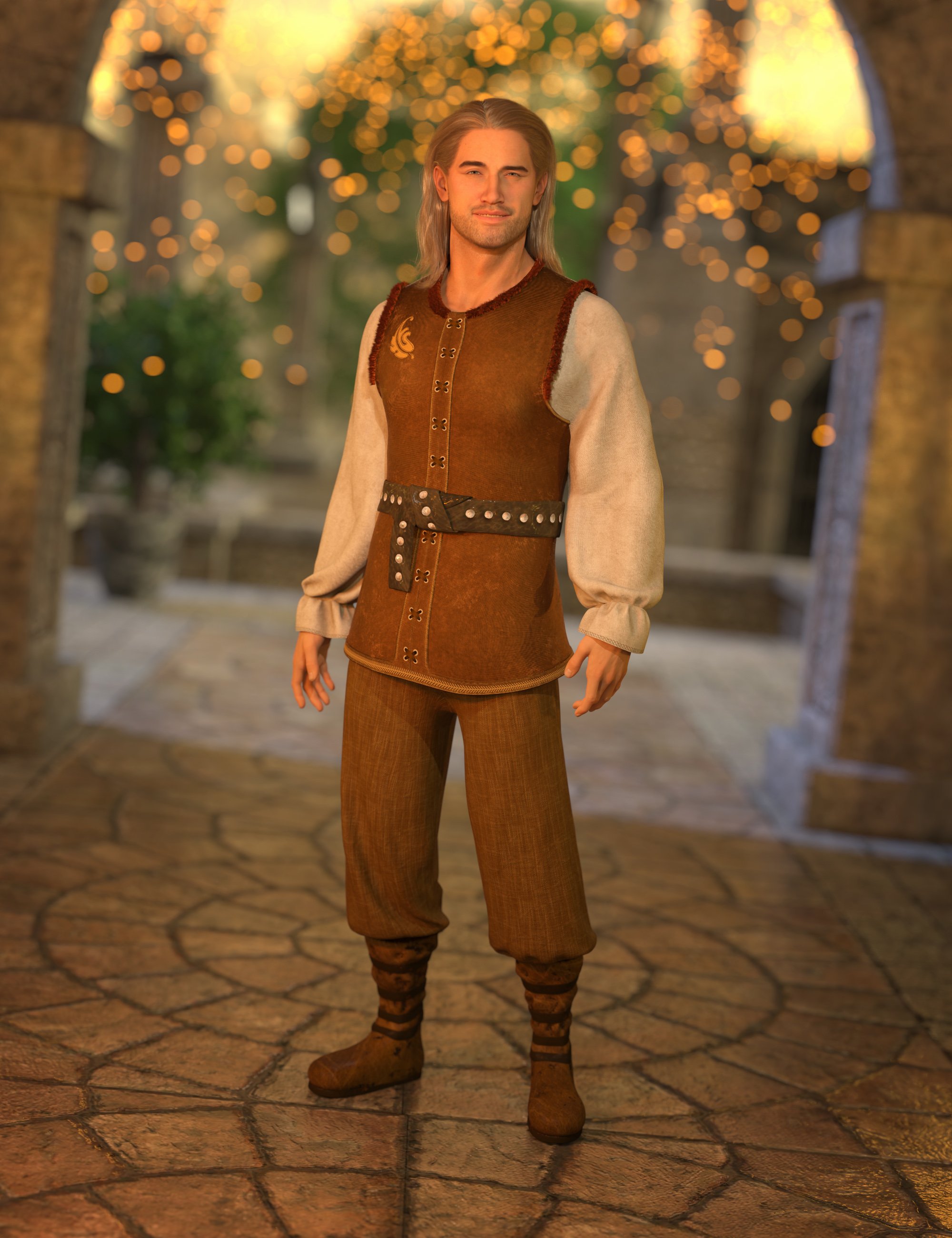 dForce Forest Walker Outfit for Genesis 9