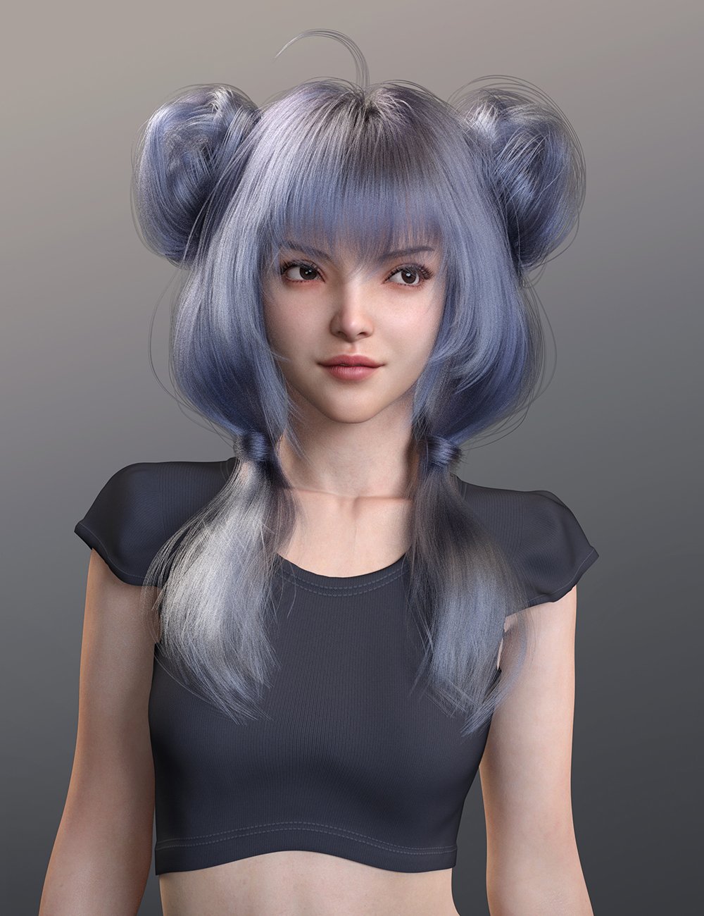 dForce Ethie Hair for Genesis 9