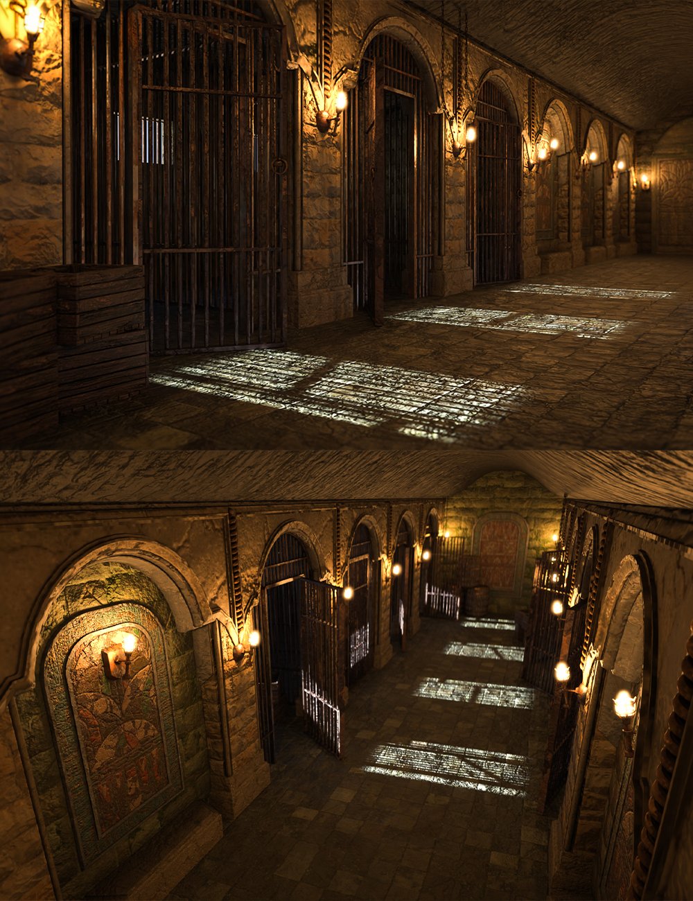Castle Prison Cells by: Tesla3dCorp, 3D Models by Daz 3D