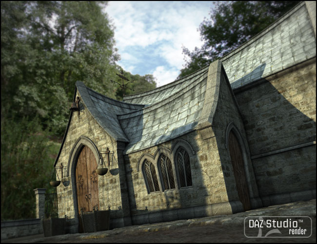 A Curious Chapel A Curious Chapel by: Jack Tomalin, 3D Models by Daz 3D
