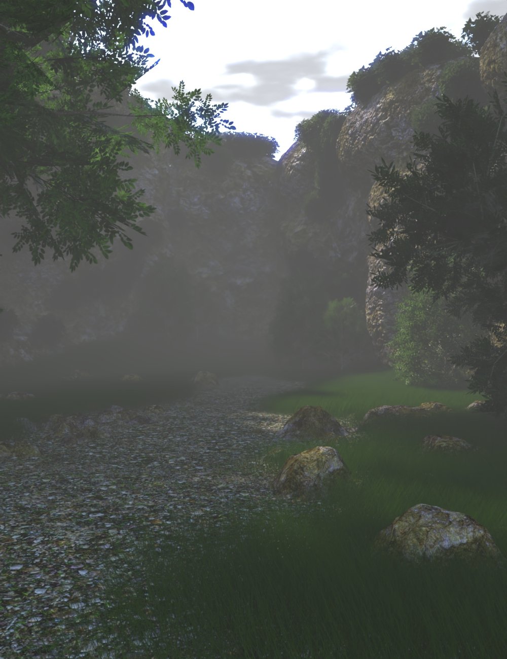 Misty Canyon by: JeffersonAF, 3D Models by Daz 3D