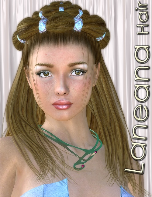 Laneana Hair by: 3DreamMairy, 3D Models by Daz 3D