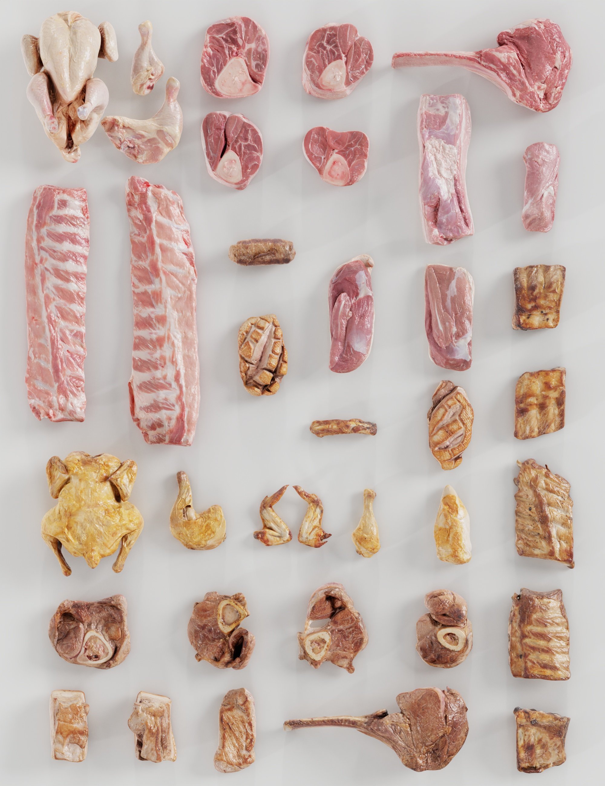 Mood Food by: Polygonal Miniatures, 3D Models by Daz 3D