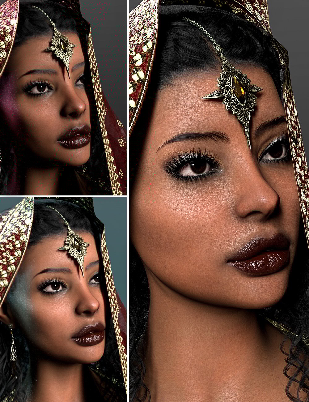Twizted Lights Volume 3 Portraits by: TwiztedMetal, 3D Models by Daz 3D