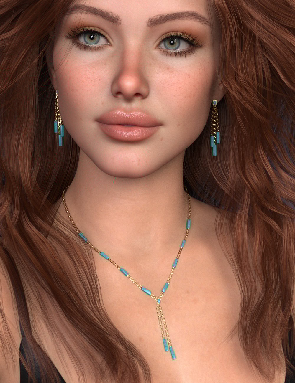 Cocktail Hour: French Chic Jewelry Set for Genesis 9 by: SWAM, 3D Models by Daz 3D