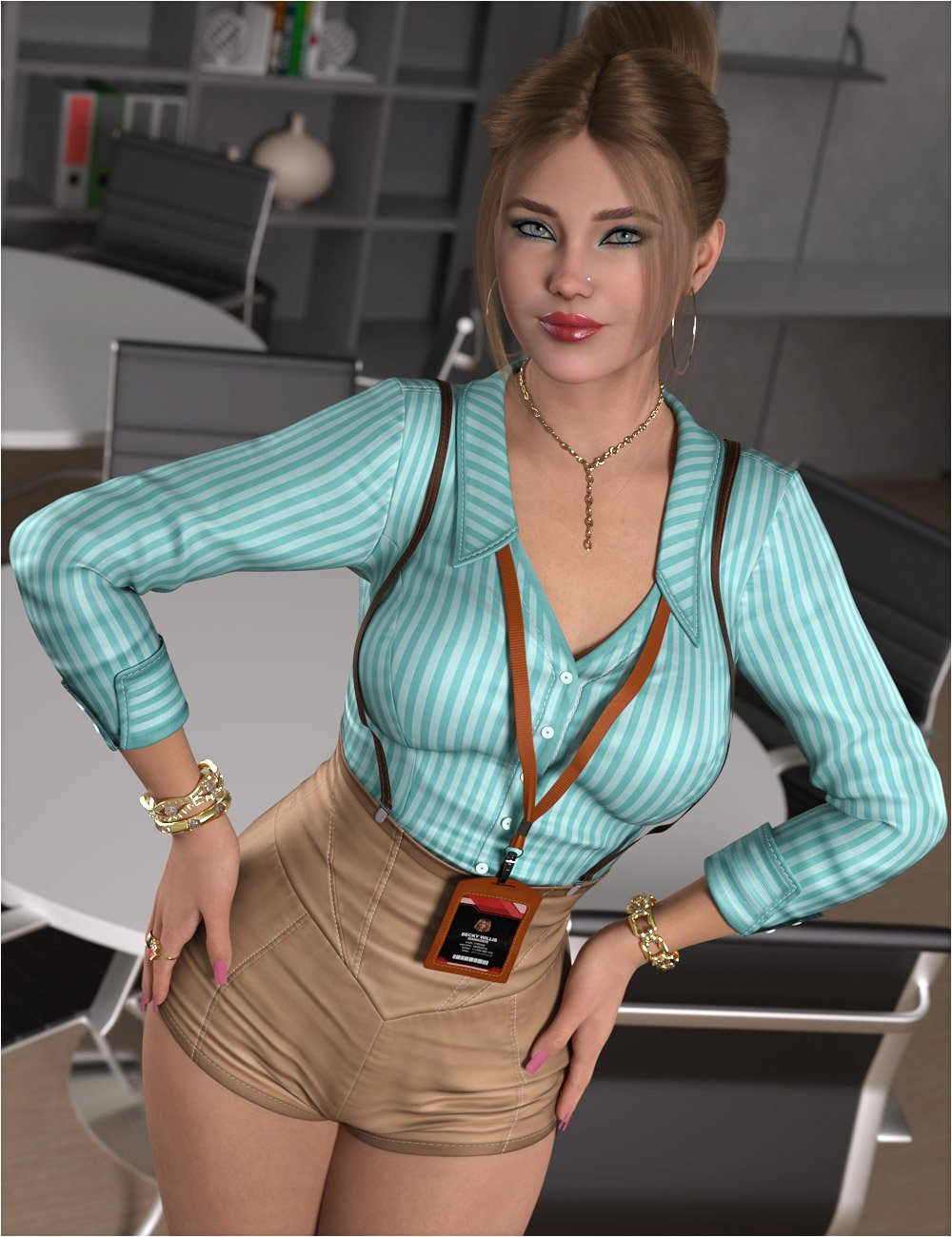 Fashionable Textures for dForce SU Overalls