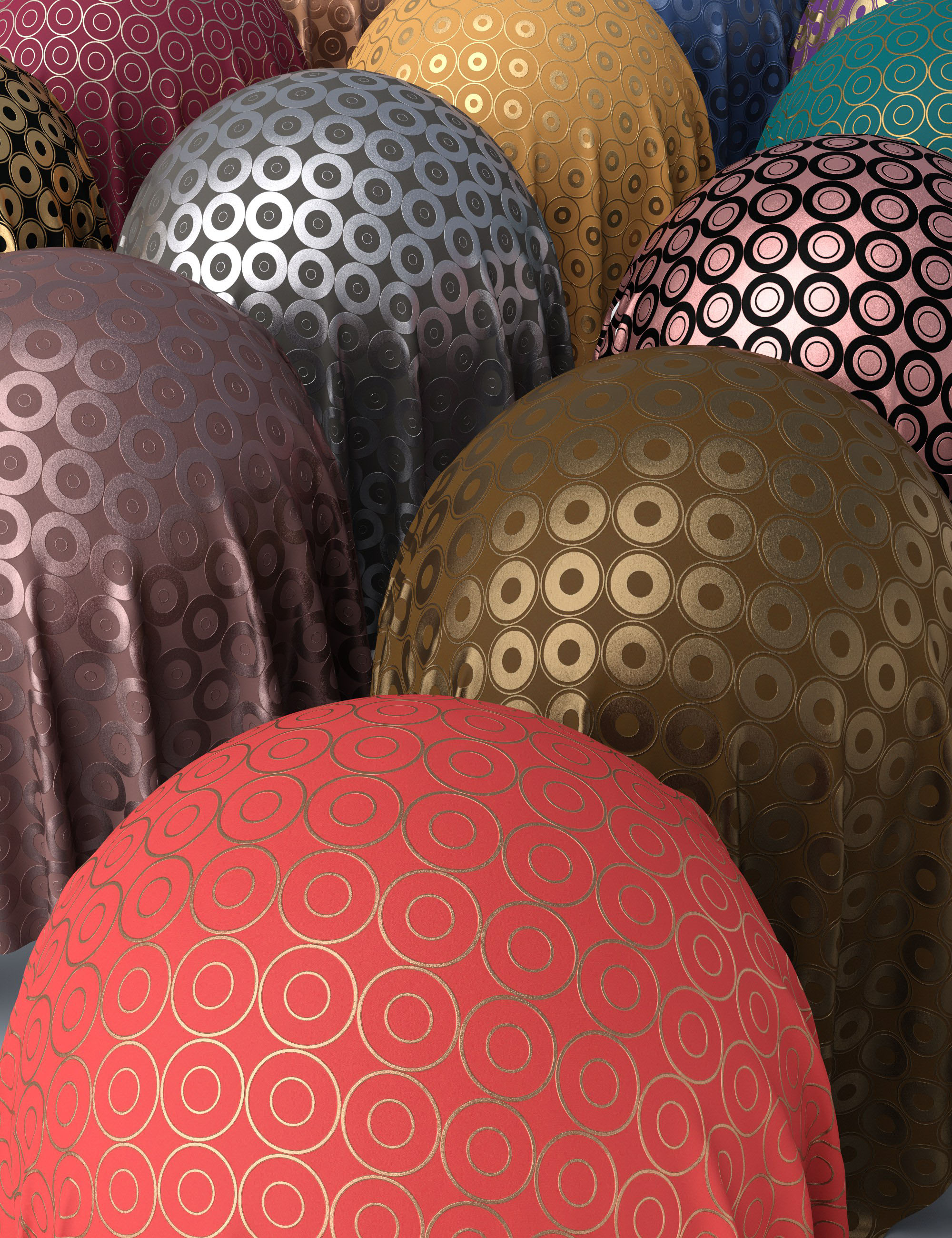 Double Ring Fabric Iray Shaders - MR by: Nelmi, 3D Models by Daz 3D