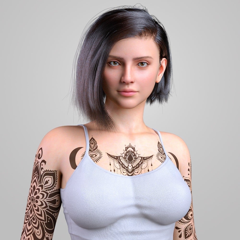 Vaness for Genesis 9 by: WinSan3D, 3D Models by Daz 3D