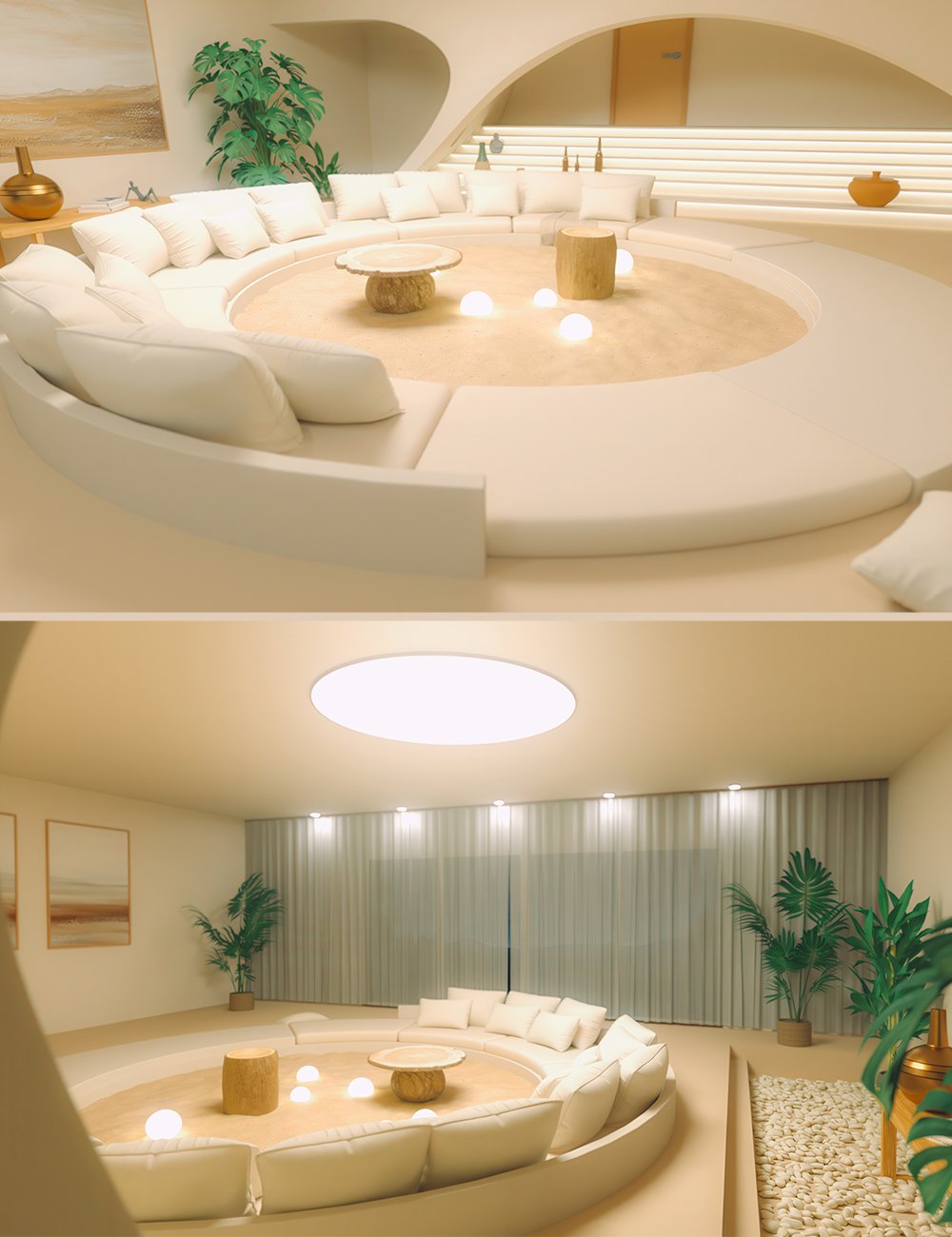 Polish Sand Circle Basement by: Polish, 3D Models by Daz 3D