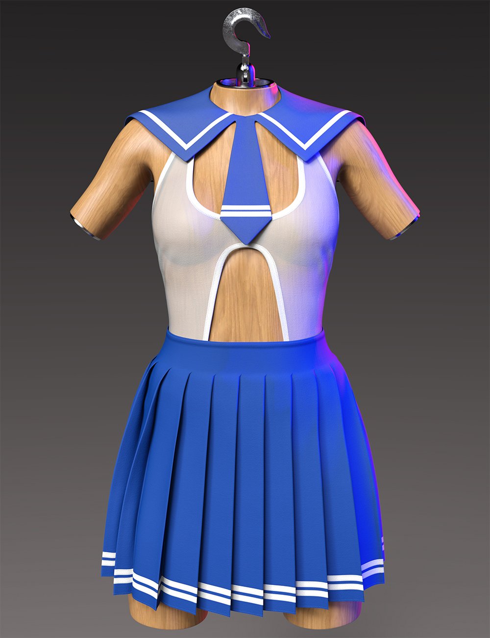 dForce GN JK Uniform for Genesis 9, 8.1, and 8 Female dForce GN JK Uniform for Genesis 9, 8.1, and 8 Female