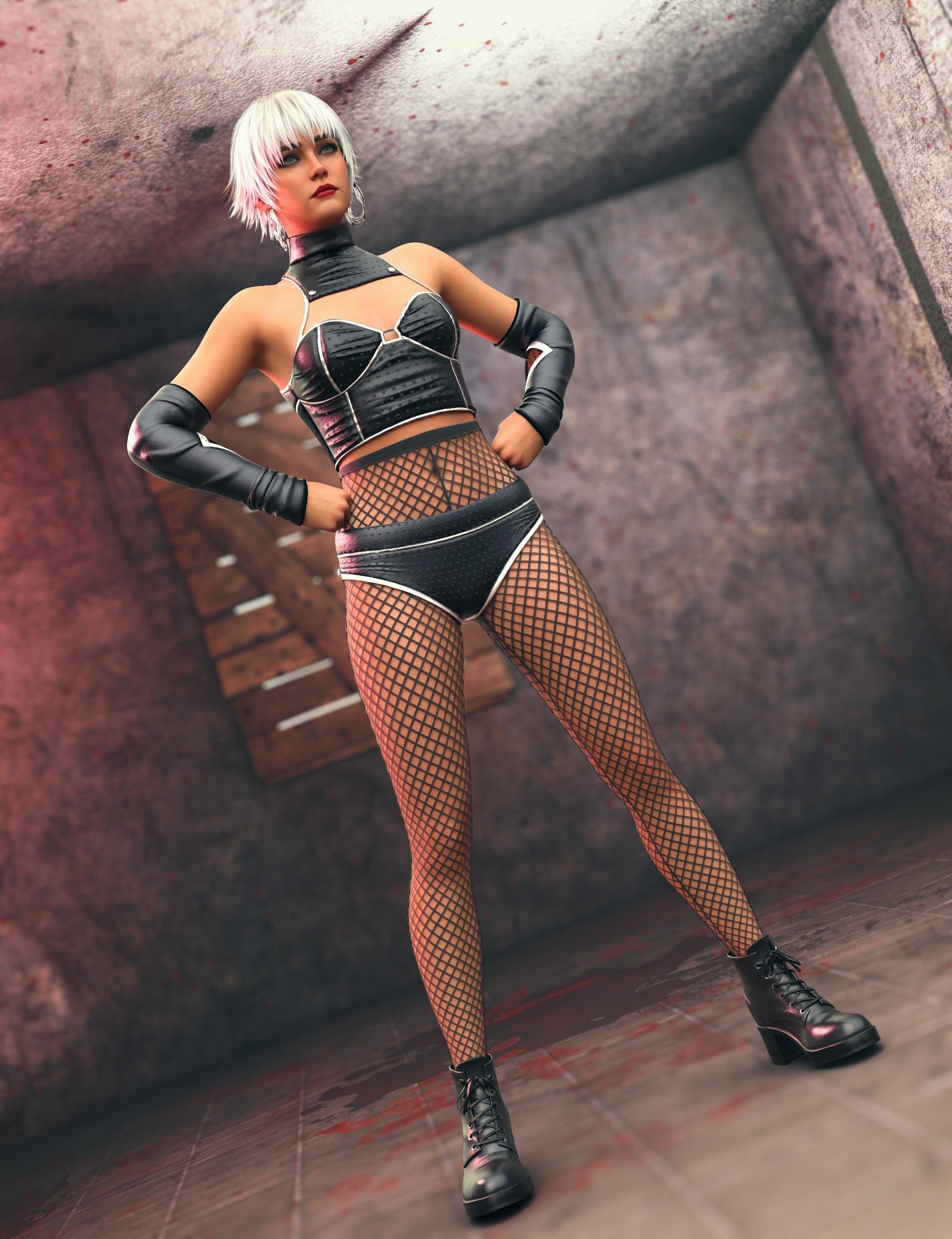 dForce Taylah Outfit for Genesis 9 by: Nelmi, 3D Models by Daz 3D