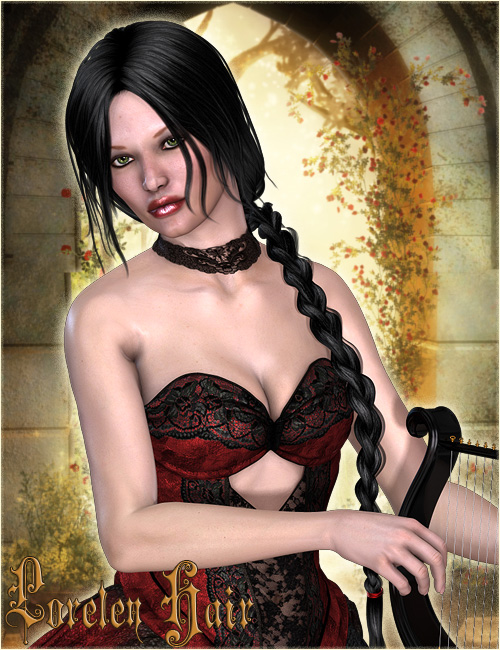 Loreley Hair Loreley Hair by: Valea, 3D Models by Daz 3D