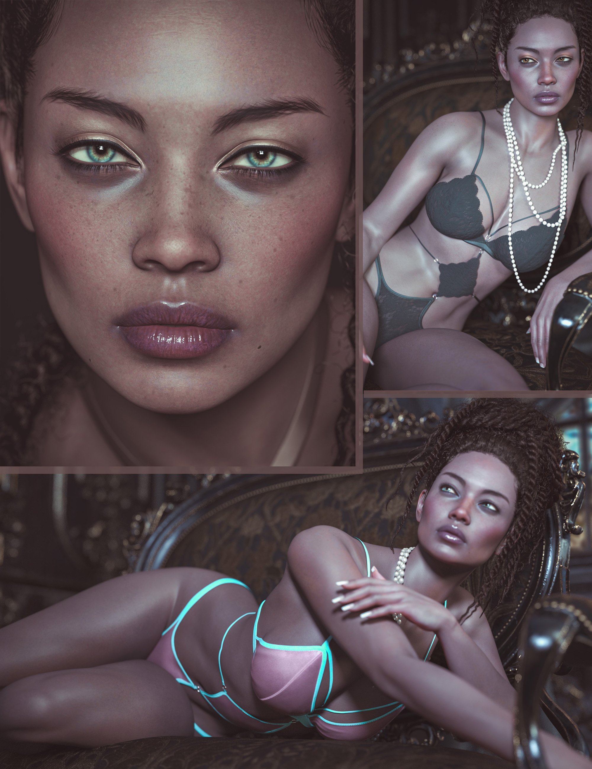 CB Zuri HD and After Dark Clothing and Texture Expansion Bundle by: CynderBlue, 3D Models by Daz 3D