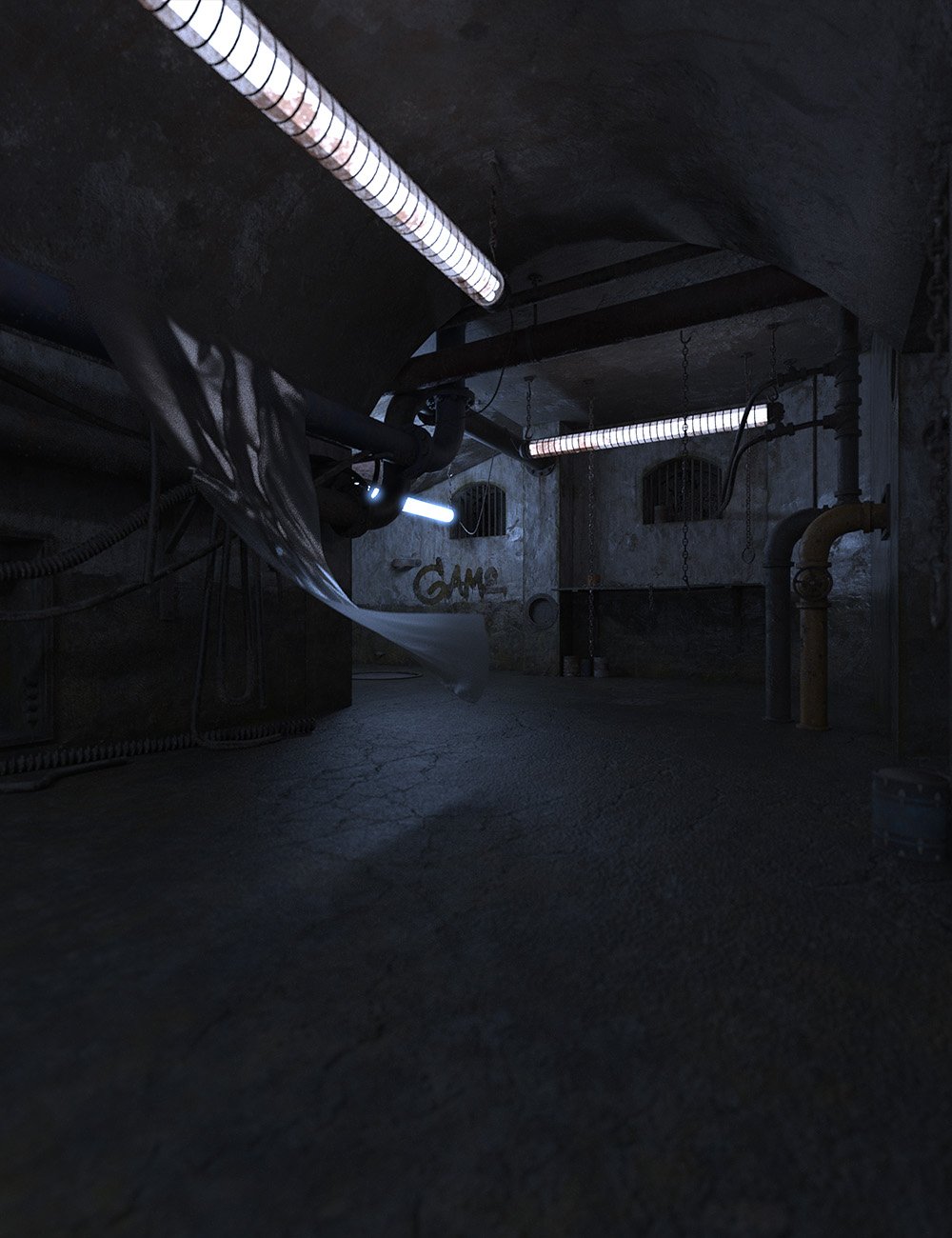 Creepy Basement by: ForbiddenWhispersDavid Brinnen, 3D Models by Daz 3D
