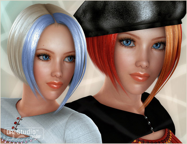 Serenade Hair by: , 3D Models by Daz 3D