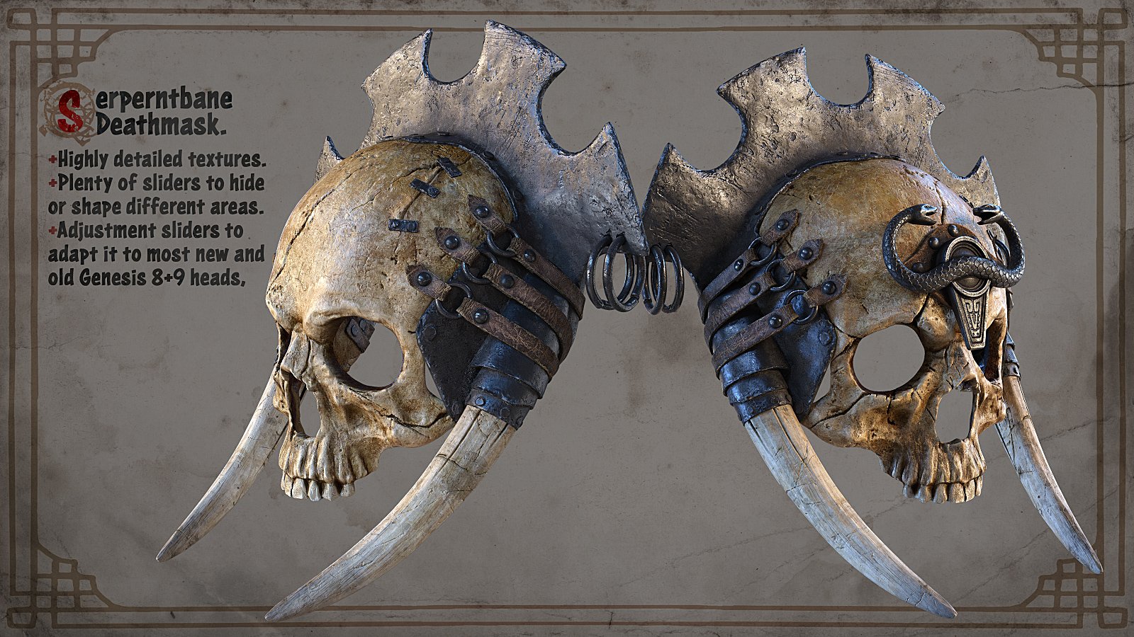 STF Brutal Gear - Serpentbane Deathmask