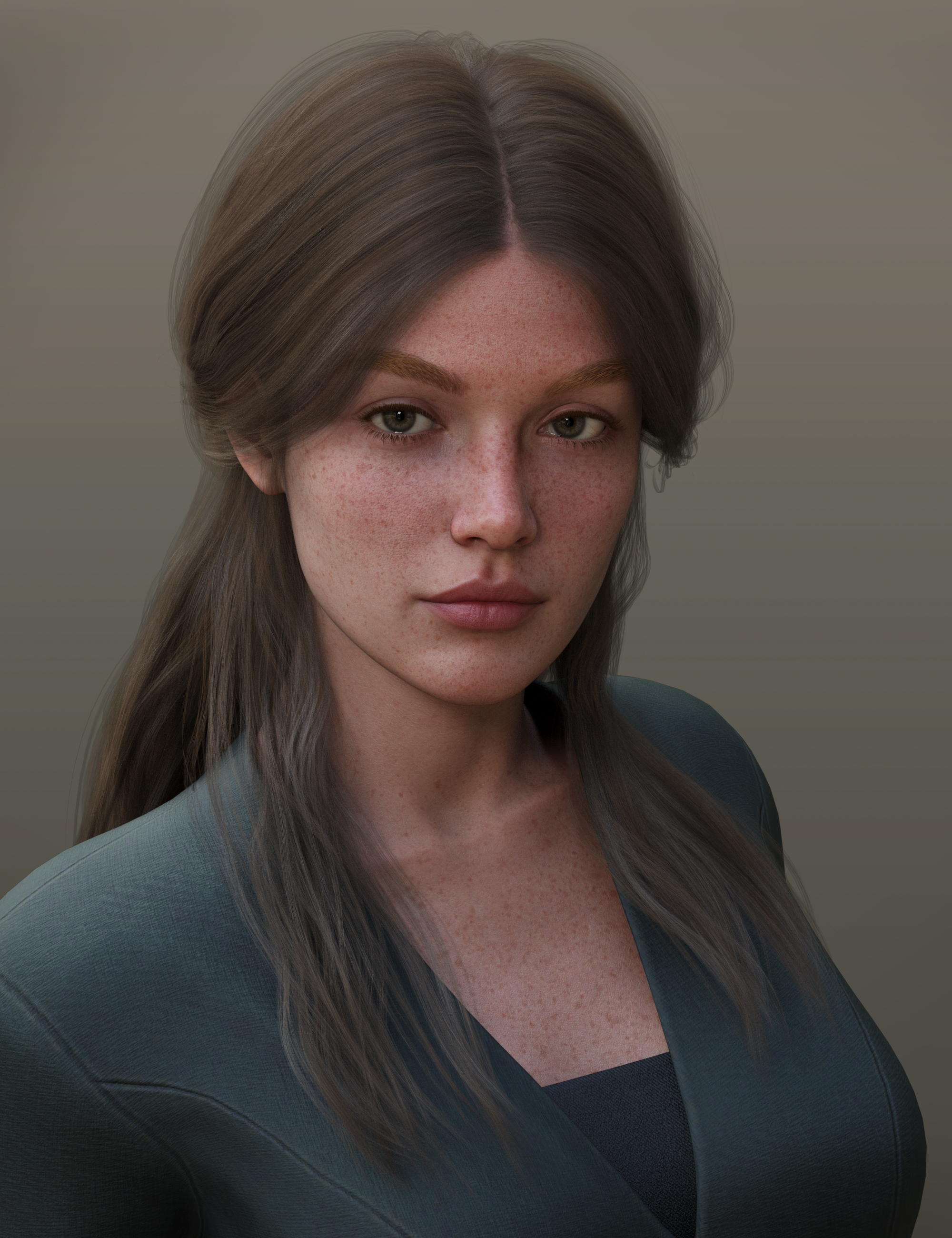 MB Long Gentle Hair for Genesis 9