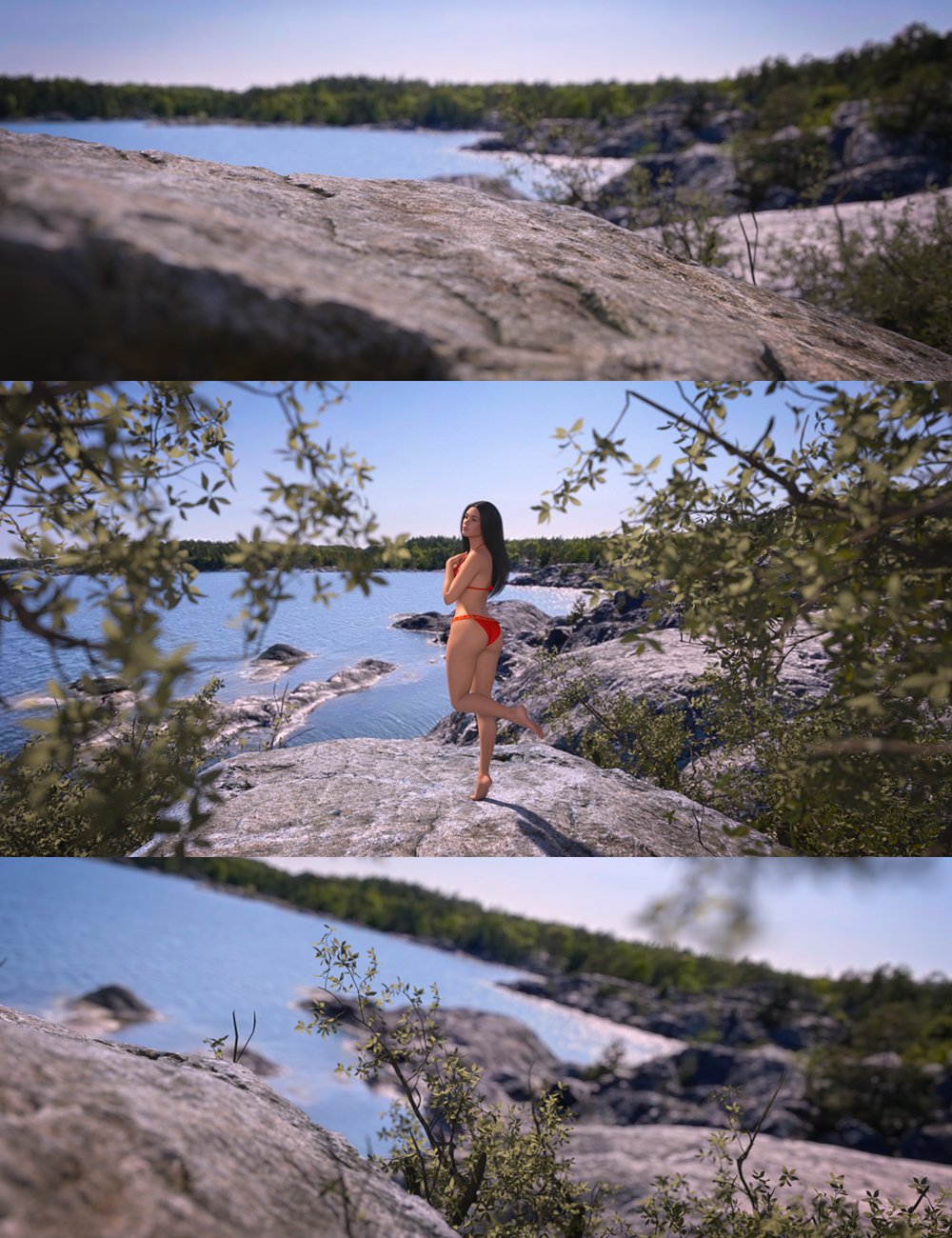 Quick Rocky Vignette 5 by: Dreamlight, 3D Models by Daz 3D