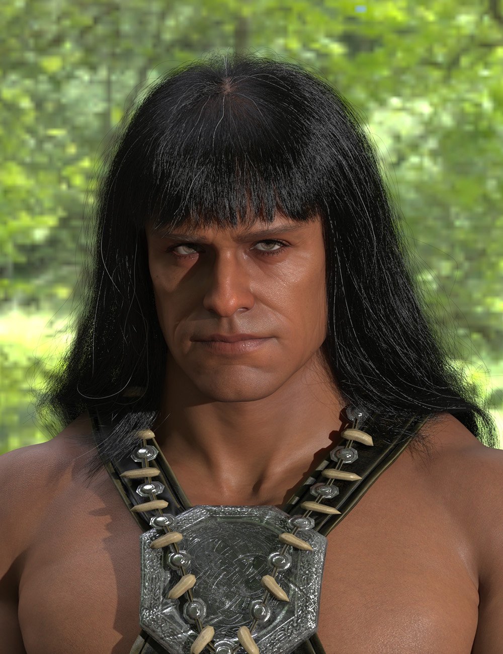 Untamed Long Hair for Genesis 9, 8.1 and 8 by: , 3D Models by Daz 3D