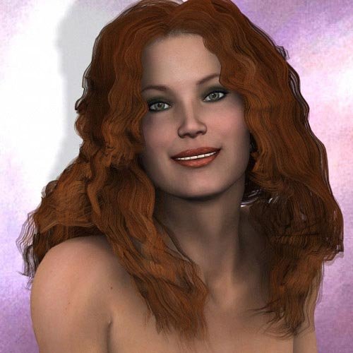 Bombshell V3: Long Conforming Hair by: , 3D Models by Daz 3D