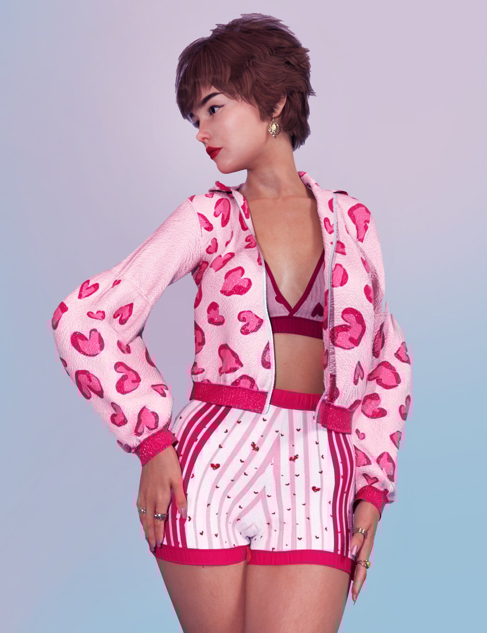 Impulse Textures dForce Saphira Outfit for Genesis 9 Feminine by: alexaanaArryn, 3D Models by Daz 3D