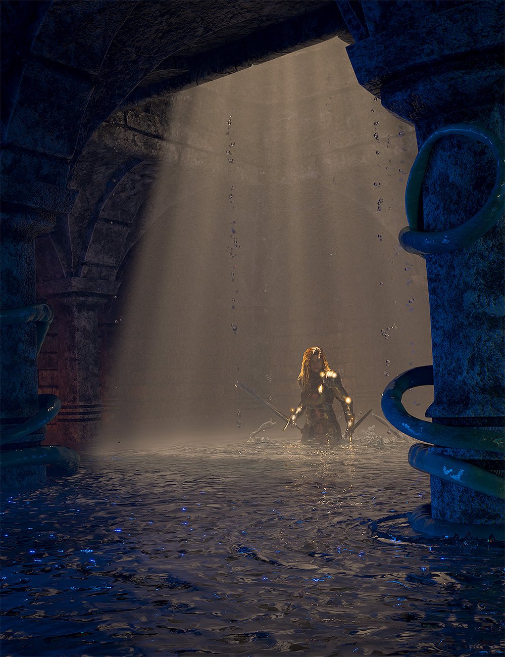 The Cistern Remastered by: Orestes Graphics, 3D Models by Daz 3D