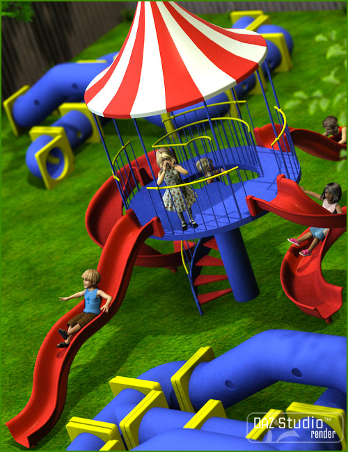 Playground Set 2 by: blondie9999, 3D Models by Daz 3D