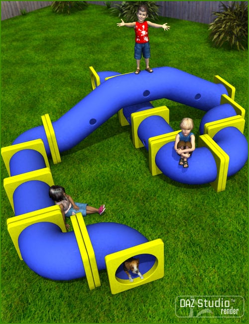 Playground Set 2 Playground Set 2 by: blondie9999, 3D Models by Daz 3D