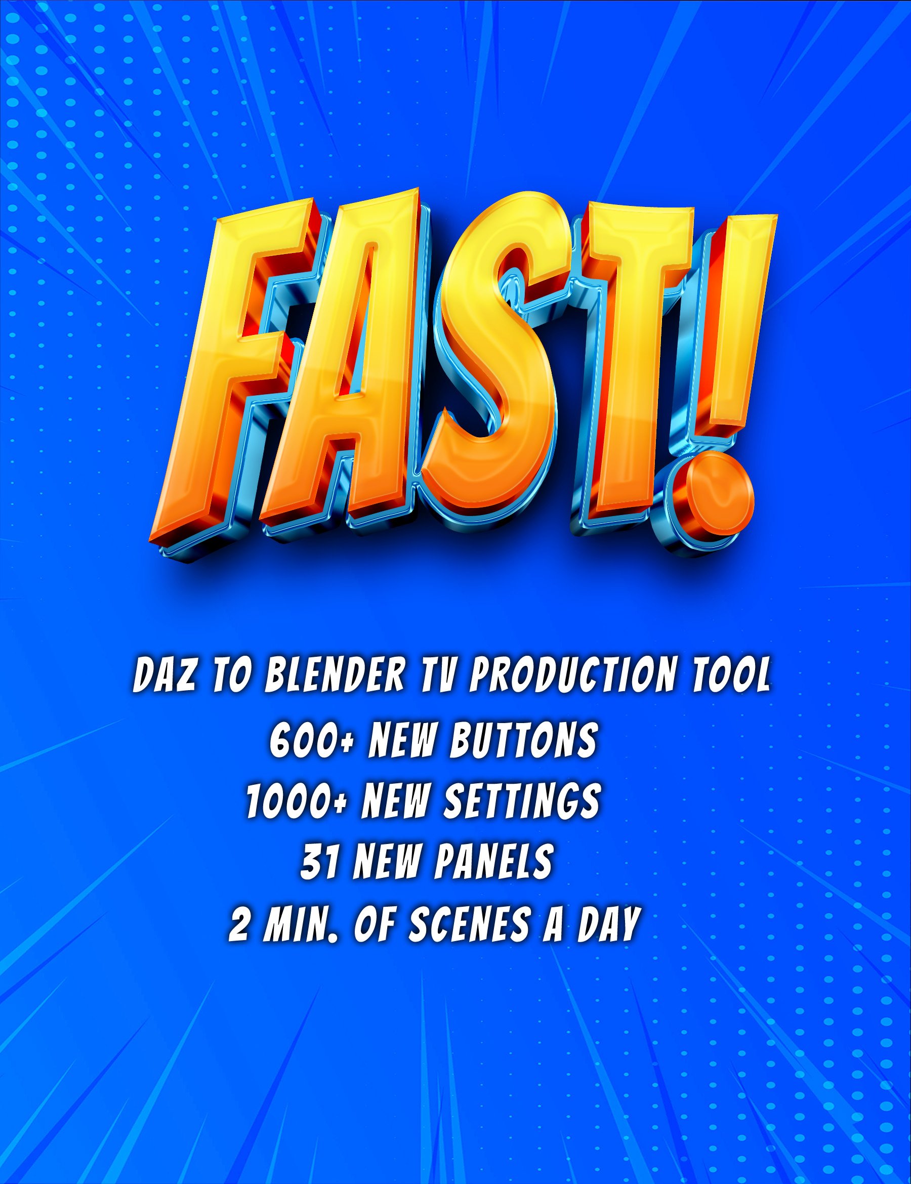 FAST Animation Studio Tools –  A DAZ to Blender Pipeline by: DBlendRMaster, 3D Models by Daz 3D