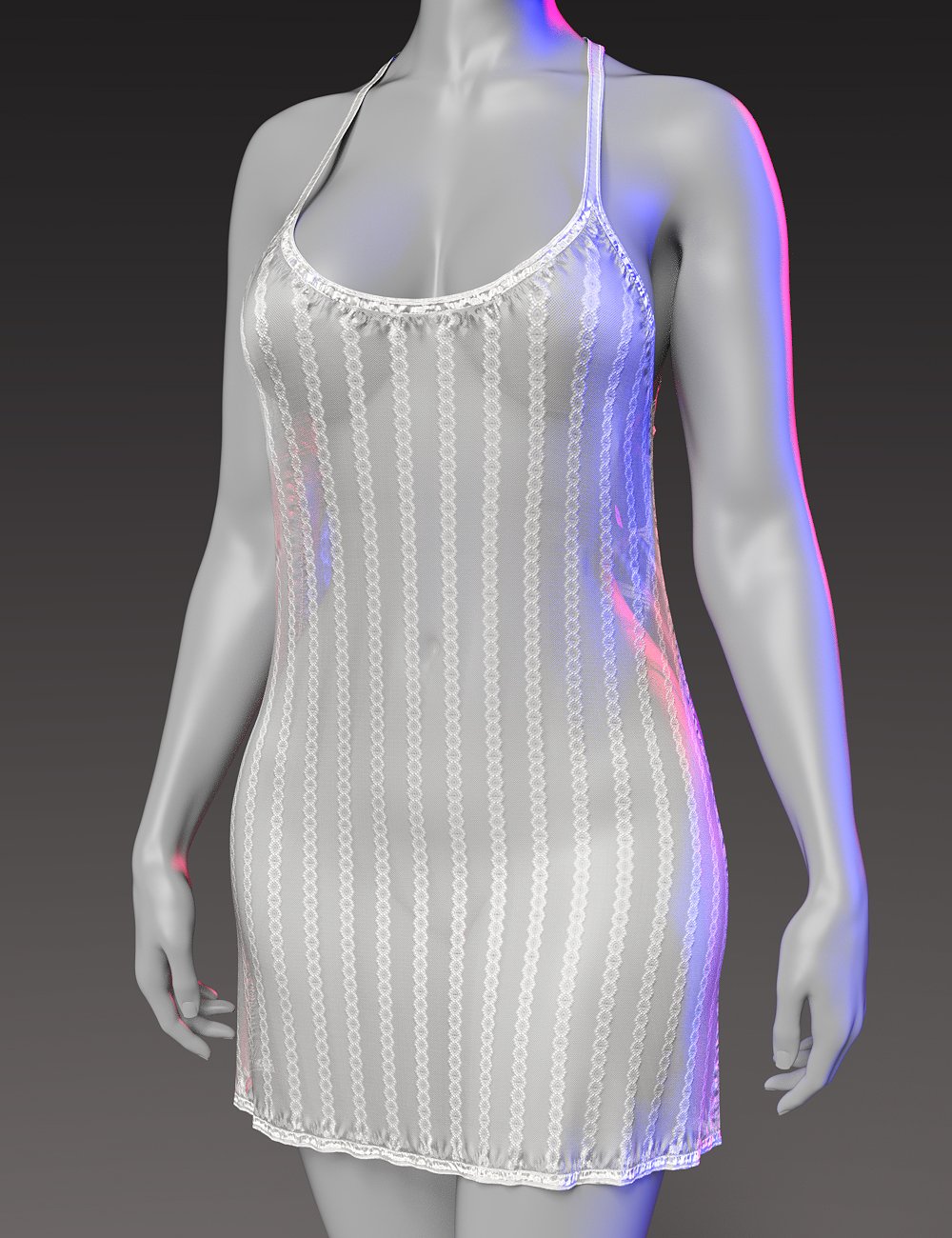 VERSUS - dForce Singles Butterfly Back Tank Texture Add-On by: Anagord, 3D Models by Daz 3D