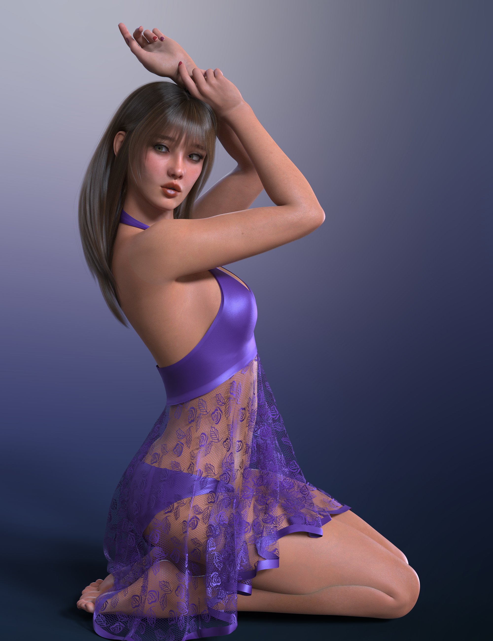 MbM dForce Sweet Heat Chemise For Genesis 9