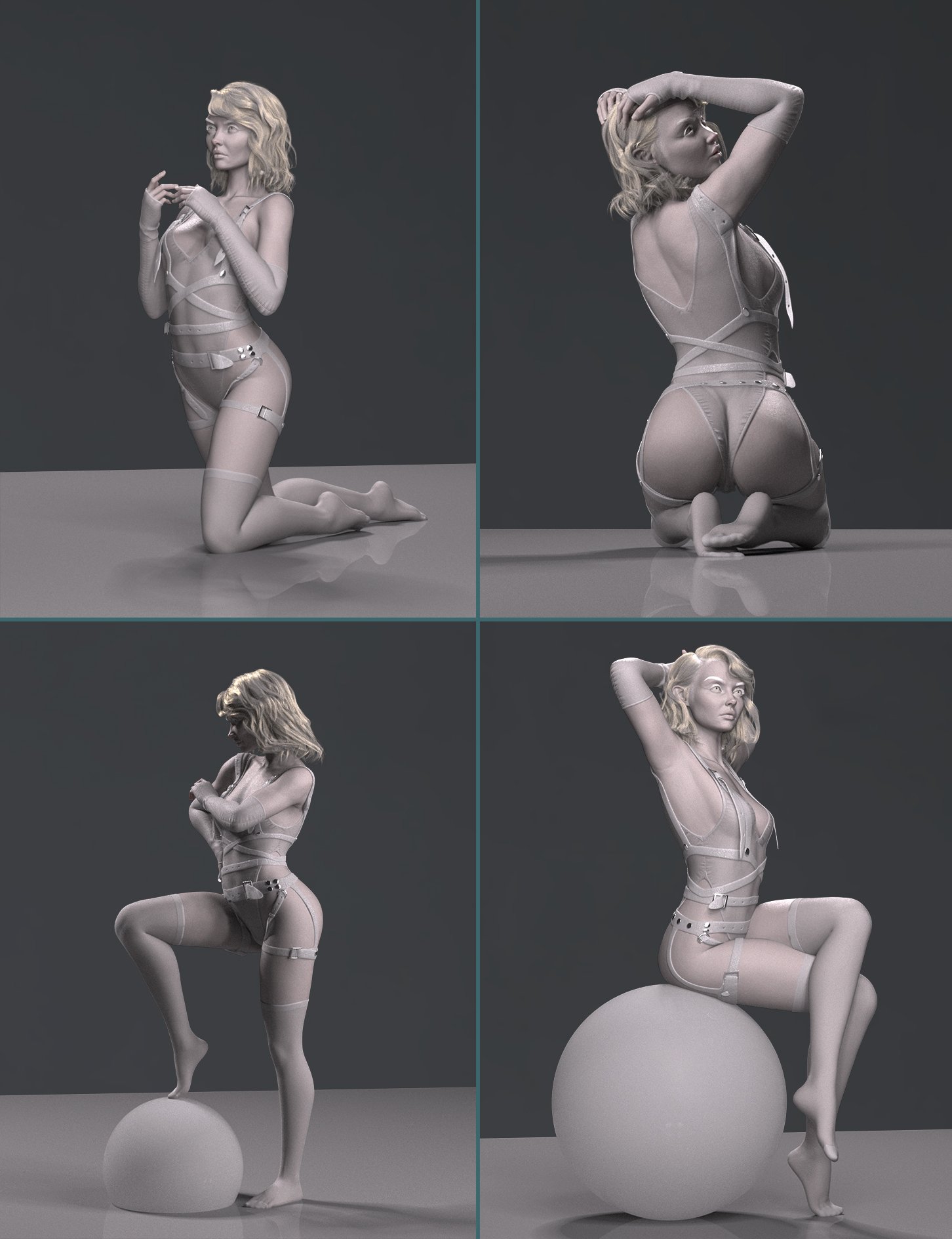 CHT Hot Poses for Genesis 9