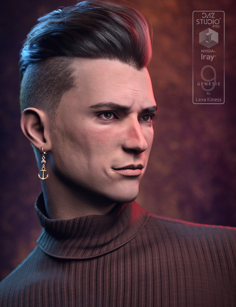 Ashcroft HD for Genesis 9 by: Lexa Kiness, 3D Models by Daz 3D