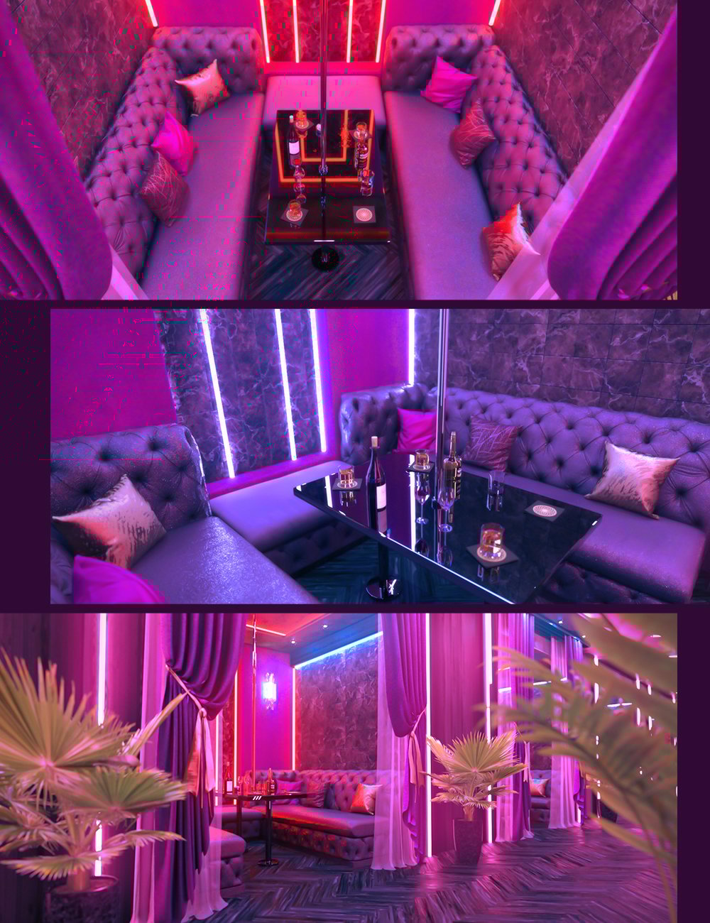 Polish Tropical Club Private Booth by: Polish, 3D Models by Daz 3D